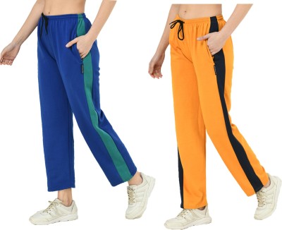 KAYU Solid Women Blue, Yellow Track Pants