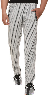 SHAUN Printed Men Grey Track Pants