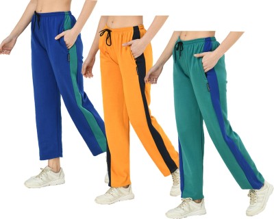 IndiWeaves Solid Women Multicolor Track Pants