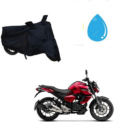 saanvi Waterproof Two Wheeler Cover for Yamaha(FZ-S, Black)