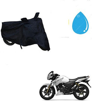 RPSENTTERPR Waterproof Two Wheeler Cover for TVS(Apache RTR 180, Black)