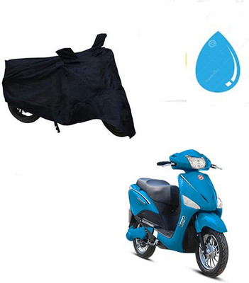 SRENTERPRISES Two Wheeler Cover for Hero(Electric, Black)