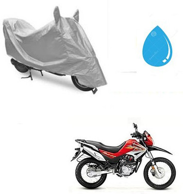 SRENTERPRISES Two Wheeler Cover for Hero(Impulse, Silver)
