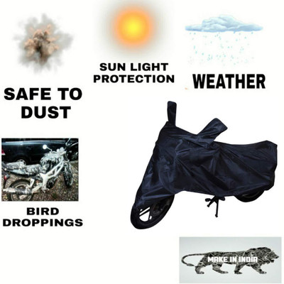 PRPaccessories Waterproof Two Wheeler Cover for Universal For Bike(Black)