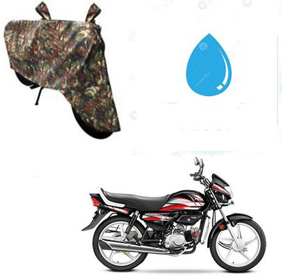SRENTERPRISES Two Wheeler Cover for Hero(CD deluxe, Multicolor)