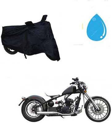 SRENTERPRISES Two Wheeler Cover for Harley Davidson(Bobber 350, Black)