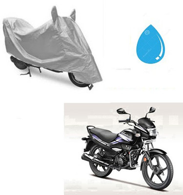 RPSENTTERPR Waterproof Two Wheeler Cover for Hero(Super Splendor, Silver)