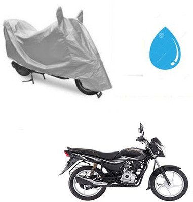 RPSENTTERPR Waterproof Two Wheeler Cover for Bajaj(Platina 100 DTS-i, Silver)