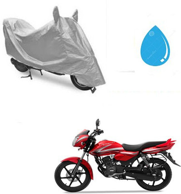 RPSENTTERPR Waterproof Two Wheeler Cover for TVS(Phoenix, Silver)