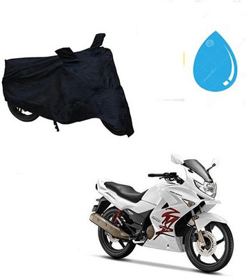 SRENTERPRISES Two Wheeler Cover for Hero(Karizma, Black)