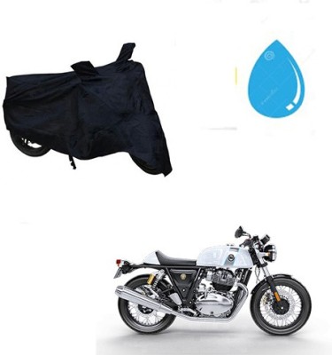 MMSSTAR Waterproof Two Wheeler Cover for Royal Enfield(Continental GT, Black)