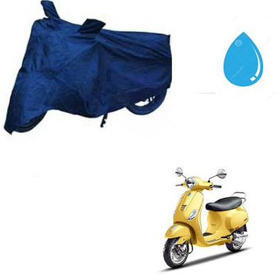 Royal Collection Waterproof Two Wheeler Cover for Piaggio(Vespa SXL, Blue)