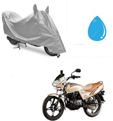 SRENTERPRISES Two Wheeler Cover for LML(Freedom, Silver)