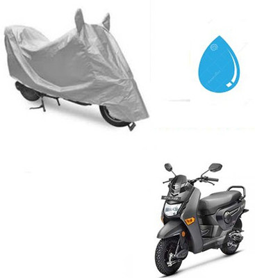 SRENTERPRISES Two Wheeler Cover for Honda(Cliq, Silver)