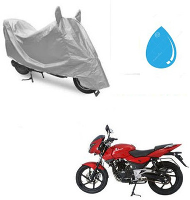 SRENTERPRISES Two Wheeler Cover for Bajaj(Pulsar 200 NS DTS-i, Silver)