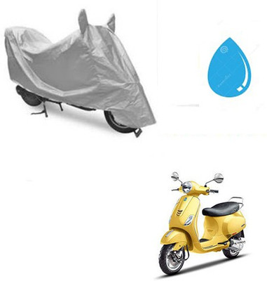 RPSENTTERPR Waterproof Two Wheeler Cover for Piaggio(Vespa SXL, Silver)