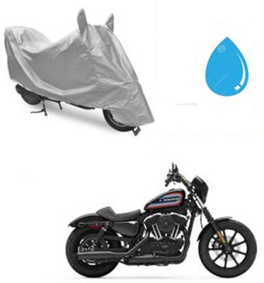 SRENTERPRISES Two Wheeler Cover for Harley Davidson(XL 1200, Silver)