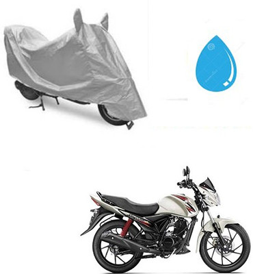 SRENTERPRISES Two Wheeler Cover for Suzuki(Sling Shot Plus, Silver)