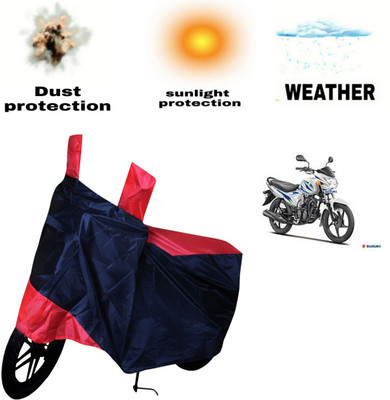 PRPaccessories Waterproof Two Wheeler Cover for Suzuki(Hayate, Multicolor)