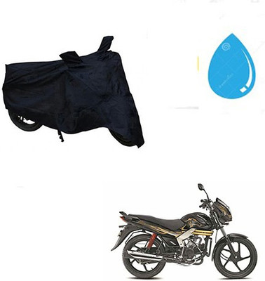 SRENTERPRISES Two Wheeler Cover for Mahindra(Centuro, Black)