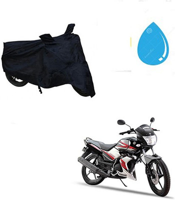 SRENTERPRISES Two Wheeler Cover for Yamaha(SS 125, Black)