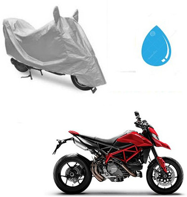 RPSENTTERPR Waterproof Two Wheeler Cover for Ducati(Hyperstrada, Silver)