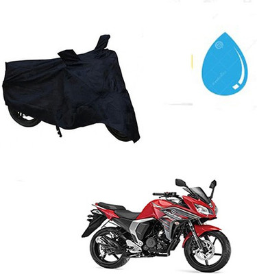 SRENTERPRISES Two Wheeler Cover for Yamaha(Fazer, Black)