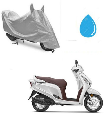 RPSENTTERPR Waterproof Two Wheeler Cover for Honda(Aviator, Silver)