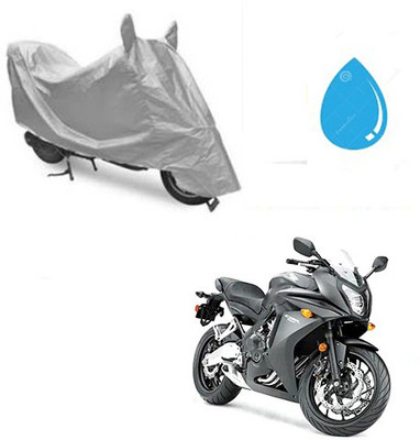 SRENTERPRISES Two Wheeler Cover for Honda(CBR 650F, Silver)