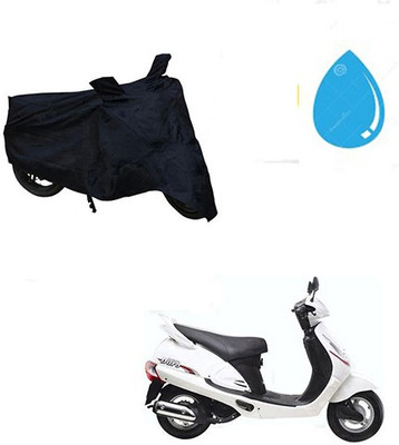 Mdstar Waterproof Two Wheeler Cover for Mahindra(Rodeo, Black)
