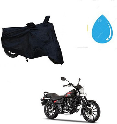 saanvi Waterproof Two Wheeler Cover for Bajaj(Avenger 220 Street, Black)