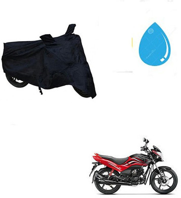 SRENTERPRISES Two Wheeler Cover for Honda(Passion Xpro, Black)