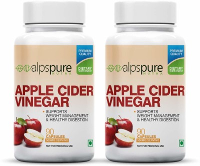 ALPSPURE Nutra Apple Cider Vinegar(2 x 90 Capsules)