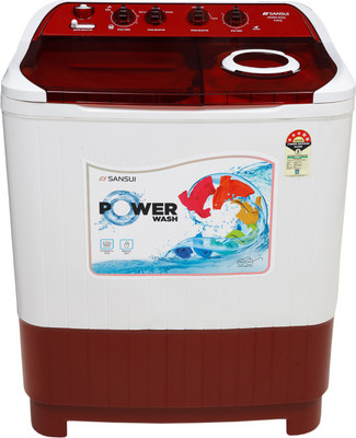Sansui 8.5 kg Semi Automatic Top Load Red, White (JSD85S-2022L)