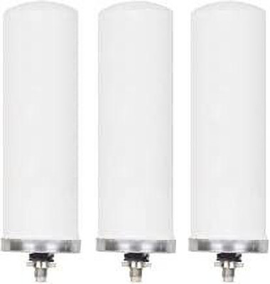 JIVA Stainless Steel Water Filter and Purifier Ceramic Candle Filter Catridge of Size 7 Inch (3) Solid Filter Cartridge(0.2, Pack of 3)