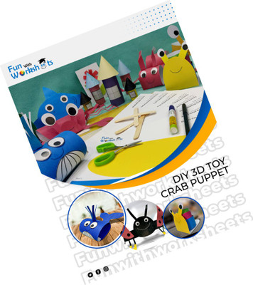 Fun with worksheets Create your own beautiful Paper Toy of CRAB Puppet using our pre-printed Paper Toy sheets. Our sheets are printed on 270 GSM Matte Paper and therefor the toy will be sturdy enough to be kept on a table or for display
