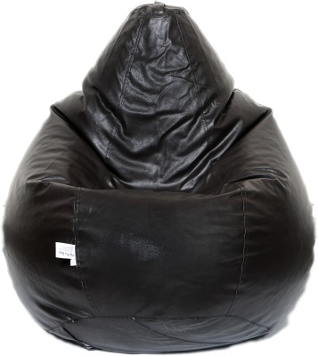 Autarky XL Tear Drop Bean Bag Cover  (Without Beans)(Black)