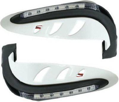 AOWBIKES HAND-GUARD-WHITE-EW3 Handlebar Hand Guard(Royal Enfield)