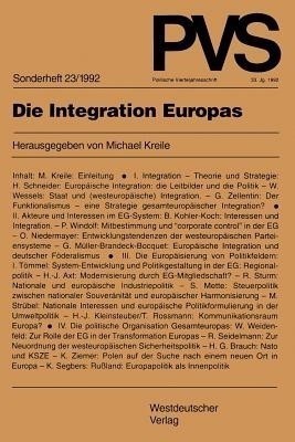 Die Integration Europas(German, Paperback, unknown)