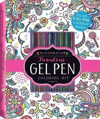 Kaleidoscope Fabulous Gel Pen Coloring Kit (Silver Dolphin)(English, Book, Pty Ltd Hinkler)