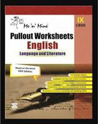 ME 'N' MINE PULLOUT WORKSHEETS ENGLISH - IX(Paperback, DR. M M SHARMA)