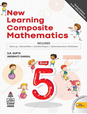 New Learning Composite Mathematics-5 (for 2021 Exam) with 2 Disc(English, Paperback, S.K. Gupta,Anubhuti Gangal)
