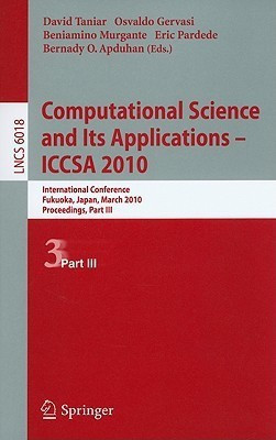 Computational Science and Its Applications - ICCSA 2010(English, Paperback, unknown)