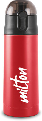 MILTON 350 ml Steel Bottle(Pack of 1, Red)