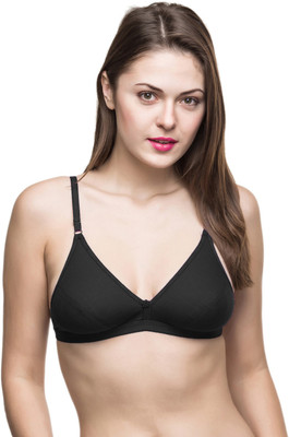 Docare Women Full Coverage Non Padded Bra(Black)