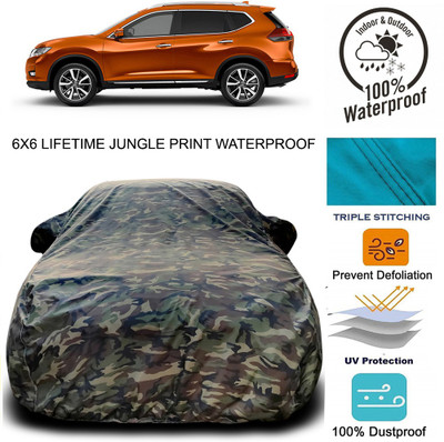 Gavya Car Cover For Nissan X-Trail (With Mirror Pockets)(Multicolor)