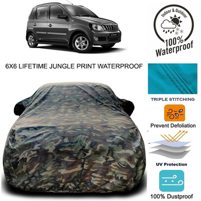 NUMBOR ONE Car Cover For Mahindra Quanto (With Mirror Pockets)(Multicolor)