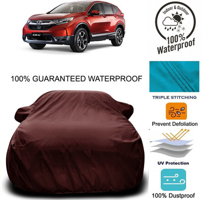 Gavya Car Cover For Honda CR-V (With Mirror Pockets)(Maroon)