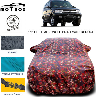 MoTRoX Car Cover For Tata Safari(Multicolor)