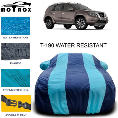 MoTRoX Car Cover For Nissan Terrano (With Mirror Pockets)(Blue)